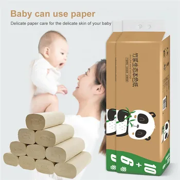 16 Rolls Bamboo Pulp Coreless Roll Paper Household Toilet Paper Multi-layers Thick Roll Soft Skin Friendly Tissue Pape Home Use
16 Rolls Bamboo Pulp Coreless Roll Paper Household Toilet Paper Multi-layers Thick Roll Soft Skin Friendly Tissue Pape Home Use