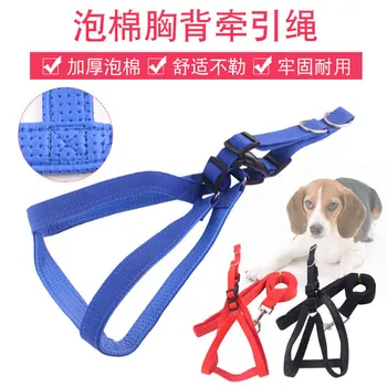 Pet rope foam pet chest straps collar dog collar chest straps dog collar dog leash 
Pet rope foam pet chest straps collar dog collar chest straps dog collar dog leash