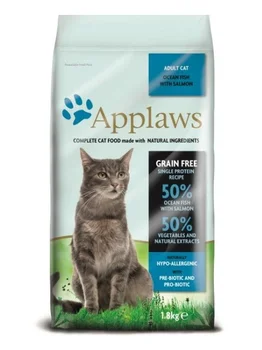 Applows grain-free for cats with ocean fish 1,8 kg x 1 pc 
Applows grain-free for cats with ocean fish 1,8 kg x 1 pc