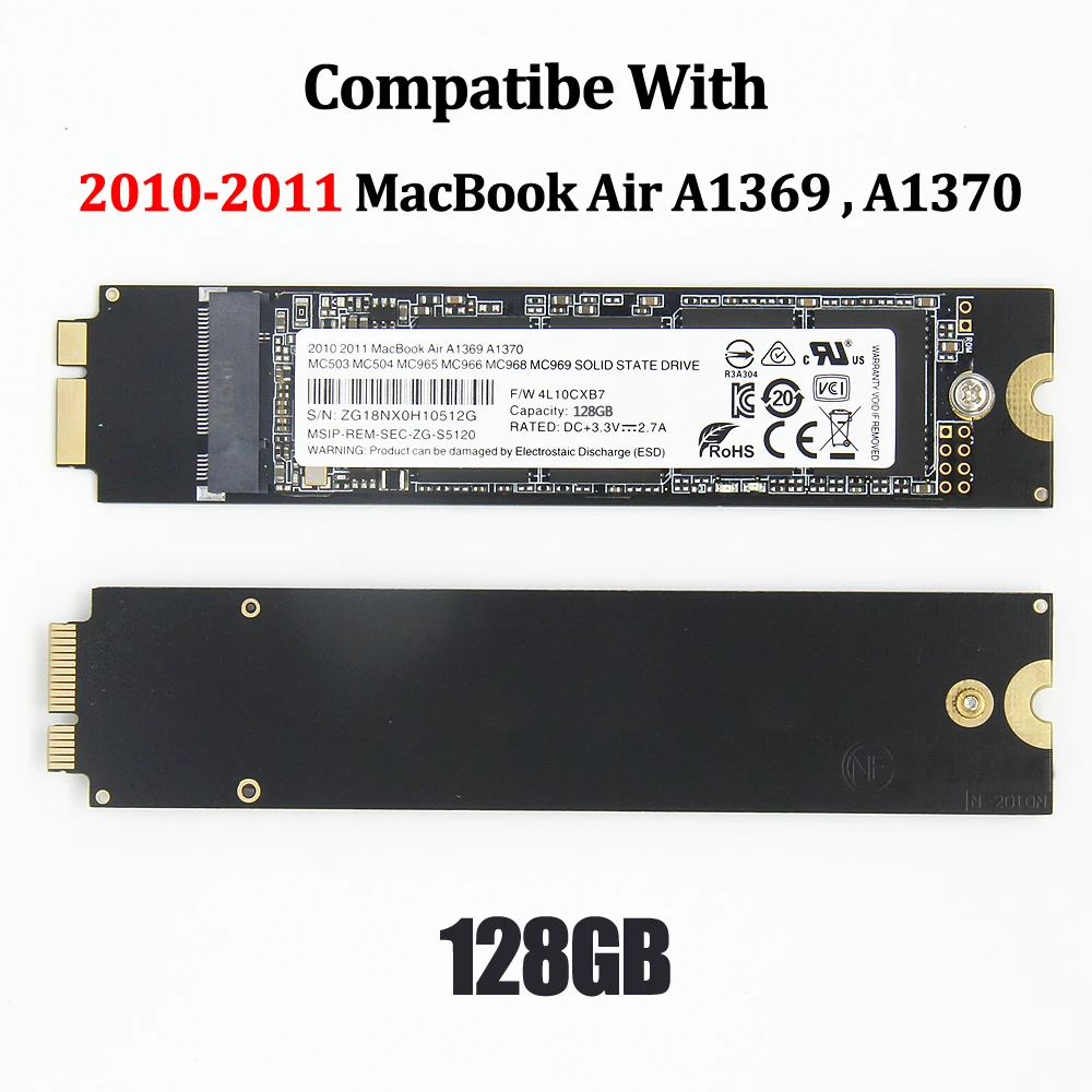 Новый 128 Гб SSD для ноутбука Apple 2011 2010 Macbook Air A1369 A1370 твердотельный диск MC503 MC504 MC505 MC506 MC965 MC966 MC968 SSD
Новый 128 Гб SSD для ноутбука Apple 2011 2010 Macbook Air A1369 A1370 твердотельный диск MC503 MC504 MC505 MC506 MC965 MC966 MC968 SSD