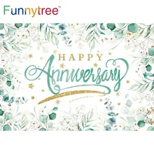 Funnytree Happy Anniversary Backdrop Wedding Gold Green Eucalyptus Leaves Romantic Love Couple Decor Photophone Background
Funnytree Happy Anniversary Backdrop Wedding Gold Green Eucalyptus Leaves Romantic Love Couple Decor Photophone Background