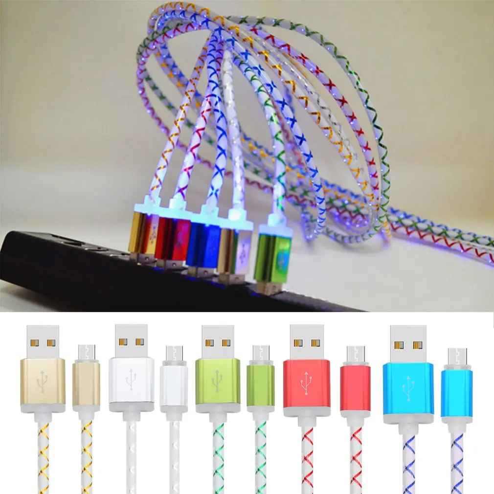 Colorful Silk 1M 5 Colors PVC Line Sync Data Charging Lighting Micro USB Cable Fast Charging for Mobile Phone
Colorful Silk 1M 5 Colors PVC Line Sync Data Charging Lighting Micro USB Cable Fast Charging for Mobile Phone