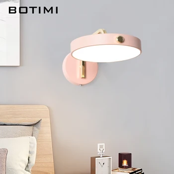 BOTIMI Nordic Post-modern Wall Light For Living Room Decoration LED Wall Lamp Creative Simple Personality Bedroom Bedside Light 
BOTIMI Nordic Post-modern Wall Light For Living Room Decoration LED Wall Lamp Creative Simple Personality Bedroom Bedside Light