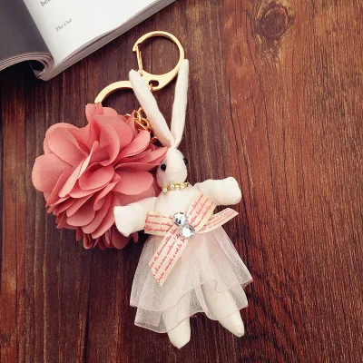 Rose Petal Flower Cute Cartoon Little Rabbit Pretty Cute Little Rabbit Ornaments with A Key Chain
Rose Petal Flower Cute Cartoon Little Rabbit Pretty Cute Little Rabbit Ornaments with A Key Chain