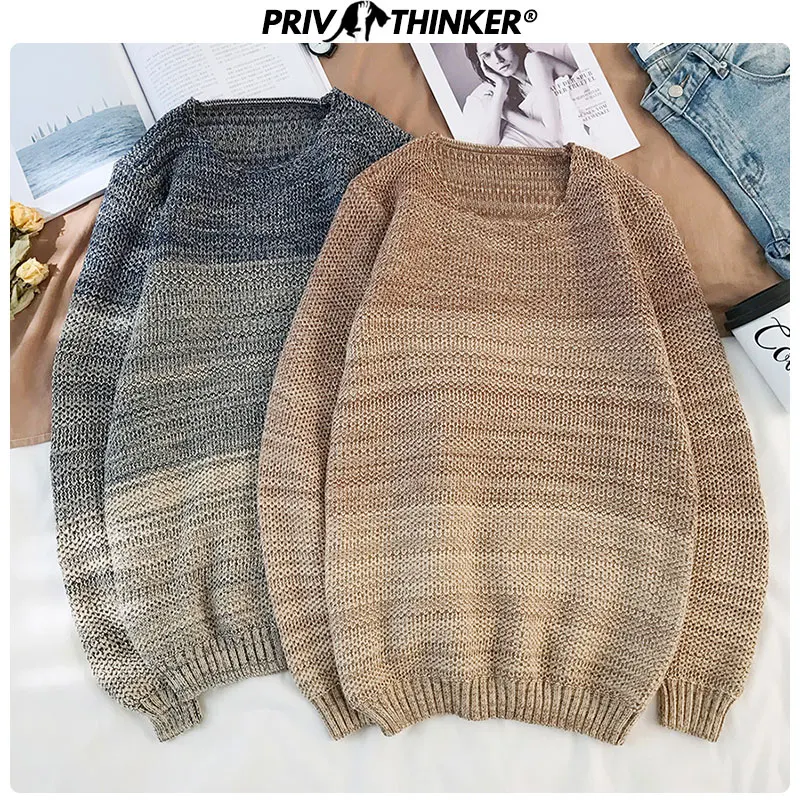 Privathinker Women's Autumn Knitted Gradient Sweaters Lady O-Neck 2019 Long Sleeve Pullovers Tops Sweaters Female Loose Clothes
Privathinker Women's Autumn Knitted Gradient Sweaters Lady O-Neck 2019 Long Sleeve Pullovers Tops Sweaters Female Loose Clothes