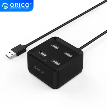 ORICO High Speed 4 Port USB 2.0 Hub Mini Hub Hot Swap Current Protection For Desktop Mac Laptop PC Tablet -Black/White
ORICO High Speed 4 Port USB 2.0 Hub Mini Hub Hot Swap Current Protection For Desktop Mac Laptop PC Tablet -Black/White