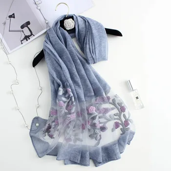 2020 new scarf pure color scarf female organza silk scarf sun shawl
2020 new scarf pure color scarf female organza silk scarf sun shawl