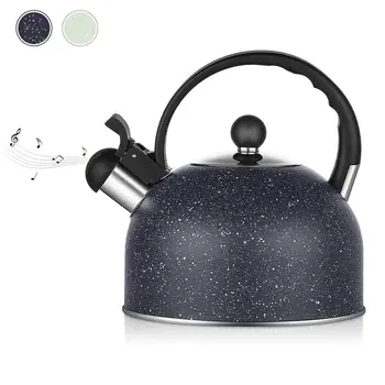 Whistling Kettle Stainless Steel Whistle Teapot Cookware Kitchen Accessories Heat Protection Handle Kettle For All Stovetops
Whistling Kettle Stainless Steel Whistle Teapot Cookware Kitchen Accessories Heat Protection Handle Kettle For All Stovetops