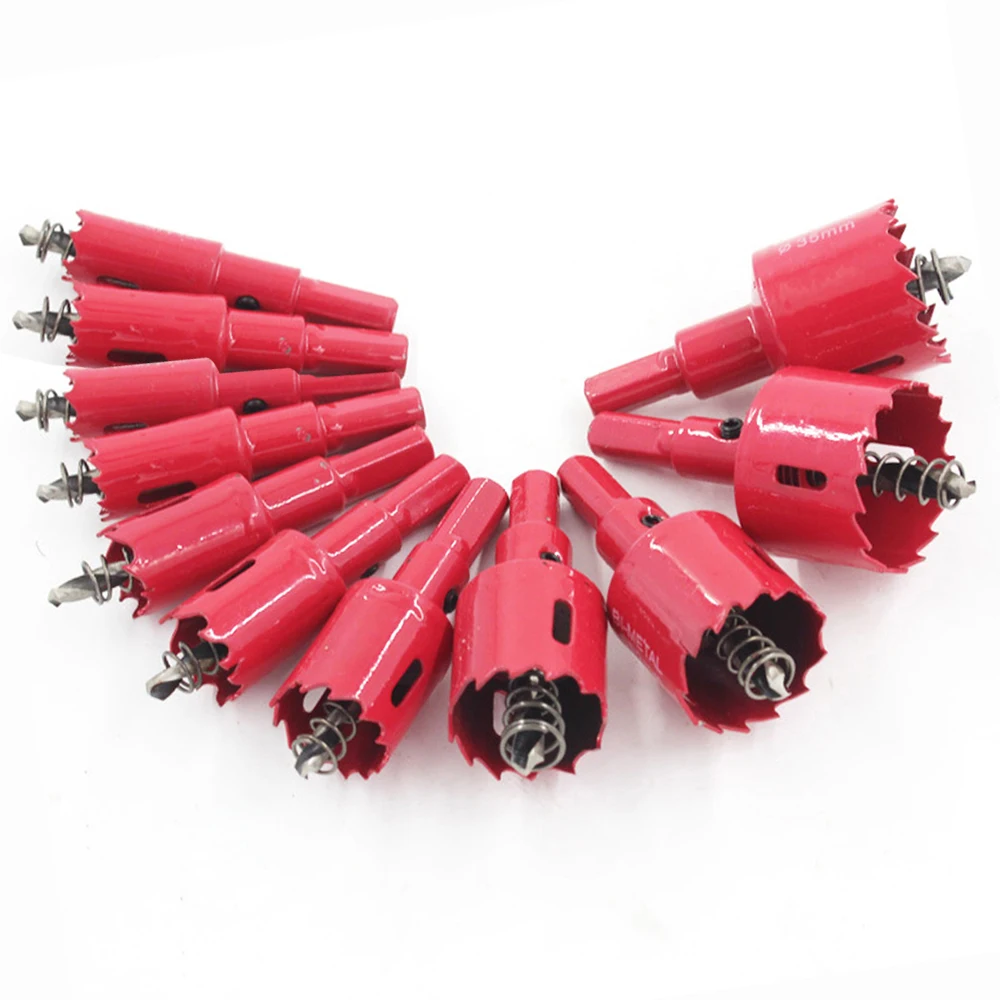 11pcs 16-53mm Bi-Metal M42 Woodworking Metal PVC Plastic Plasterboard Hole Opener Wood Cutter Core Drill Bit
11pcs 16-53mm Bi-Metal M42 Woodworking Metal PVC Plastic Plasterboard Hole Opener Wood Cutter Core Drill Bit