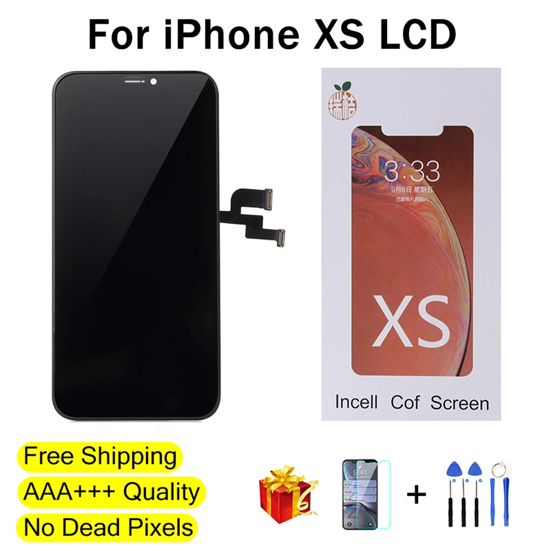 High Quality AAA Incell Display For iphone Xs LCD Touch Screen Digitizer Assembly 100% Brand New Screen For iphone Xs Free Shipp
High Quality AAA Incell Display For iphone Xs LCD Touch Screen Digitizer Assembly 100% Brand New Screen For iphone Xs Free Shipp