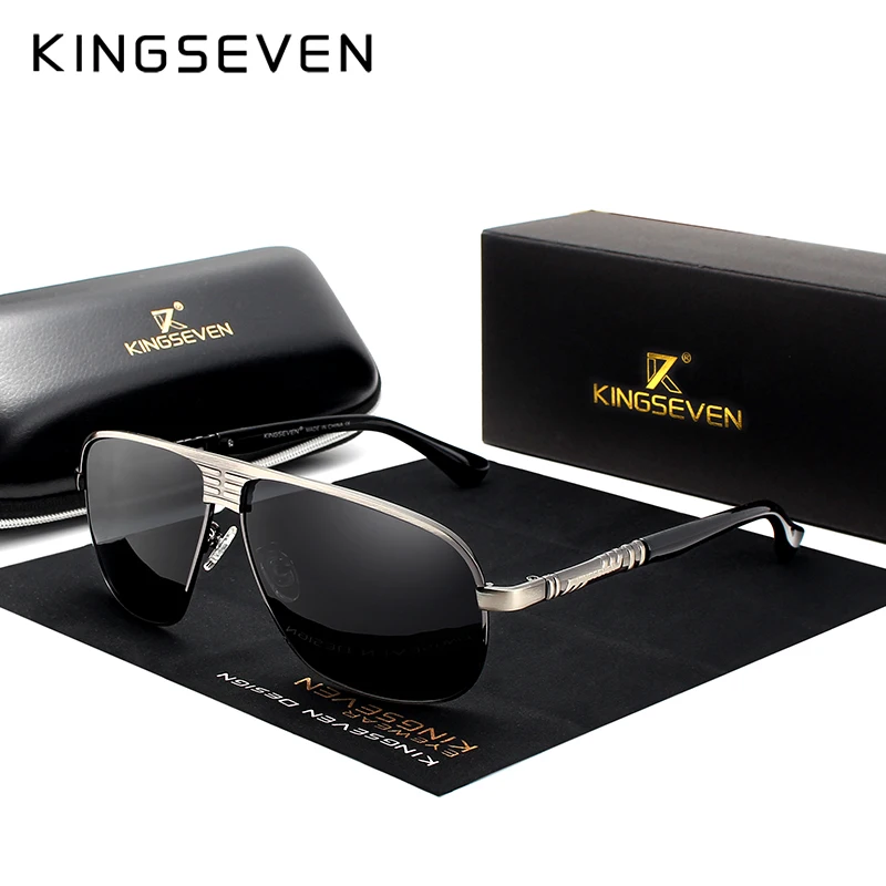 KINGSEVEN New Retro Unisex Aluminum Magnesium Mens Sunglasses Polarized Vintage Eyewear Accessories Sun Glasses For Men N706
KINGSEVEN New Retro Unisex Aluminum Magnesium Mens Sunglasses Polarized Vintage Eyewear Accessories Sun Glasses For Men N706