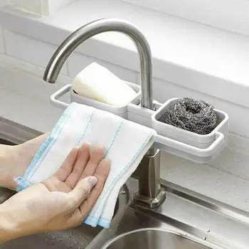 Kitchen Sink Faucet Sponge Soap Cloth Drain Rack Storage Holders Kitchen Bathroom Stuff Shelf Containers
Kitchen Sink Faucet Sponge Soap Cloth Drain Rack Storage Holders Kitchen Bathroom Stuff Shelf Containers