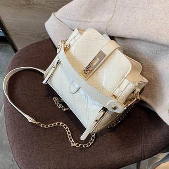 Advanced feeling foreign style small bag female 2020 new fashion Korean version all - over - shoulder bag chain patent leather
Advanced feeling foreign style small bag female 2020 new fashion Korean version all - over - shoulder bag chain patent leather
