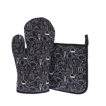 2pcs Microwave Heat Resistant Mitts Anti-scald Gloves Oven Baking Mat (Black)
2pcs Microwave Heat Resistant Mitts Anti-scald Gloves Oven Baking Mat (Black)