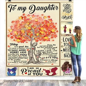 Family Letter Blanket TO My Daughter 3D Velvet Plush Blanket Bedspread for Kids Girls Sherpa Blanket Couch Quilt Cover Travel 18
Family Letter Blanket TO My Daughter 3D Velvet Plush Blanket Bedspread for Kids Girls Sherpa Blanket Couch Quilt Cover Travel 18