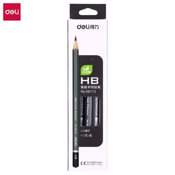 DELI 58113 Writing Pencil HB Color Box Packaging Advanced Graphite Lead Core Texture Exquisite Office Supplies
DELI 58113 Writing Pencil HB Color Box Packaging Advanced Graphite Lead Core Texture Exquisite Office Supplies