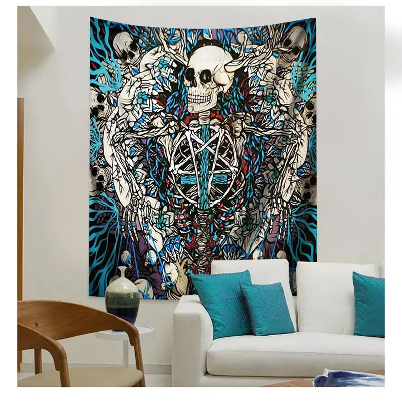 Personality Skull Vertical Tapestry Home Decoration Tapestry Living Room Studio Tapestry Filming Live Covering Background Cloth
Personality Skull Vertical Tapestry Home Decoration Tapestry Living Room Studio Tapestry Filming Live Covering Background Cloth