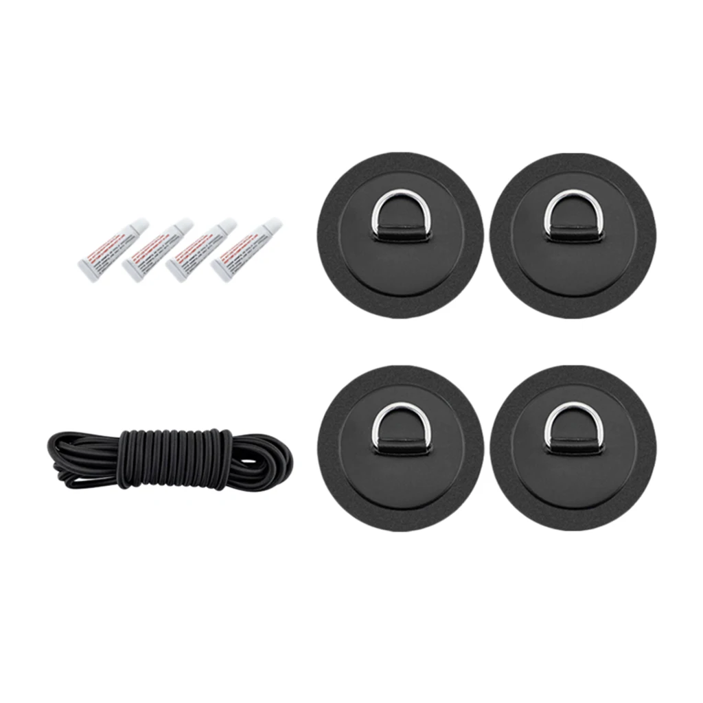 4PCS Stainless Steel D-Ring Pad Patch PVC Round ring Pad for Inflatable Boat Raft Dinghy Surfboard 6 Colors Optional 4PCS Stainless Steel D-Ring Pad Patch PVC Round ring Pad for Inflatable Boat Raft Dinghy Surfboard 6 Colors Optional