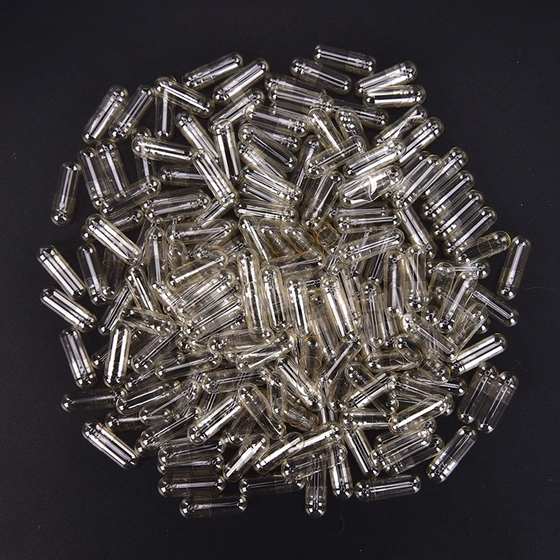1000Pcs Empty Gelatin Capsule Hard Clear Kosher Gel For Medicine Pills Refill Storage | Красота и здоровье