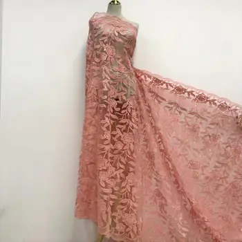New 2020 Unique Design African Sequins Net Lace Fabric High Quality Nigerian Embroidery Gold Sequins Lace Fabric for party
New 2020 Unique Design African Sequins Net Lace Fabric High Quality Nigerian Embroidery Gold Sequins Lace Fabric for party
