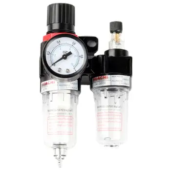 AFR2000+AL2000 G1/4" AFC2000 Air Compressor Oil Water Separator Filter Regulator Trap Durable
AFR2000+AL2000 G1/4" AFC2000 Air Compressor Oil Water Separator Filter Regulator Trap Durable