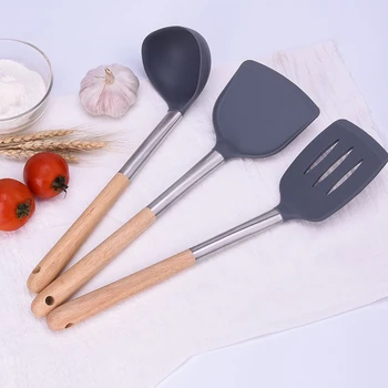 Silicone Cooking Utensils Set Spatula Turner For Non-stick Frying Pan Beef Egg Scraper Shovel Food Lifters Kitchen Cookware Set
Silicone Cooking Utensils Set Spatula Turner For Non-stick Frying Pan Beef Egg Scraper Shovel Food Lifters Kitchen Cookware Set