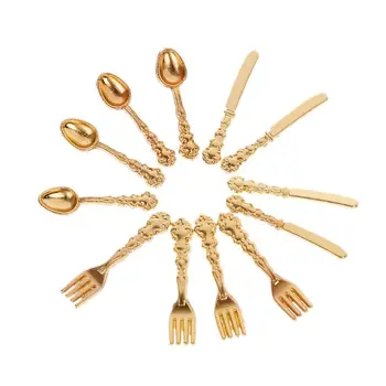 12PCS Simulation Fork Knife Kitchen Food Furniture Toy Dollhouse Miniature 1:12
12PCS Simulation Fork Knife Kitchen Food Furniture Toy Dollhouse Miniature 1:12