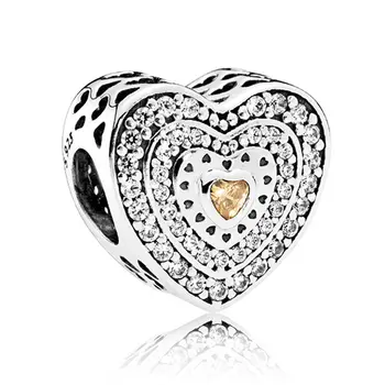 Original Pave Lavish Heart With Crystal Beads Fit 925 Sterling Silver Bead Charm Women Bracelet Bangle DIY Jewelry
Original Pave Lavish Heart With Crystal Beads Fit 925 Sterling Silver Bead Charm Women Bracelet Bangle DIY Jewelry