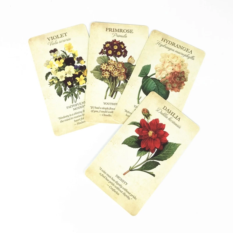 Brand New Botanical Inspiration Oracle Cards Full English 45 Cards Deck Tarots Mysterious Divination Family Party Board Game
Brand New Botanical Inspiration Oracle Cards Full English 45 Cards Deck Tarots Mysterious Divination Family Party Board Game