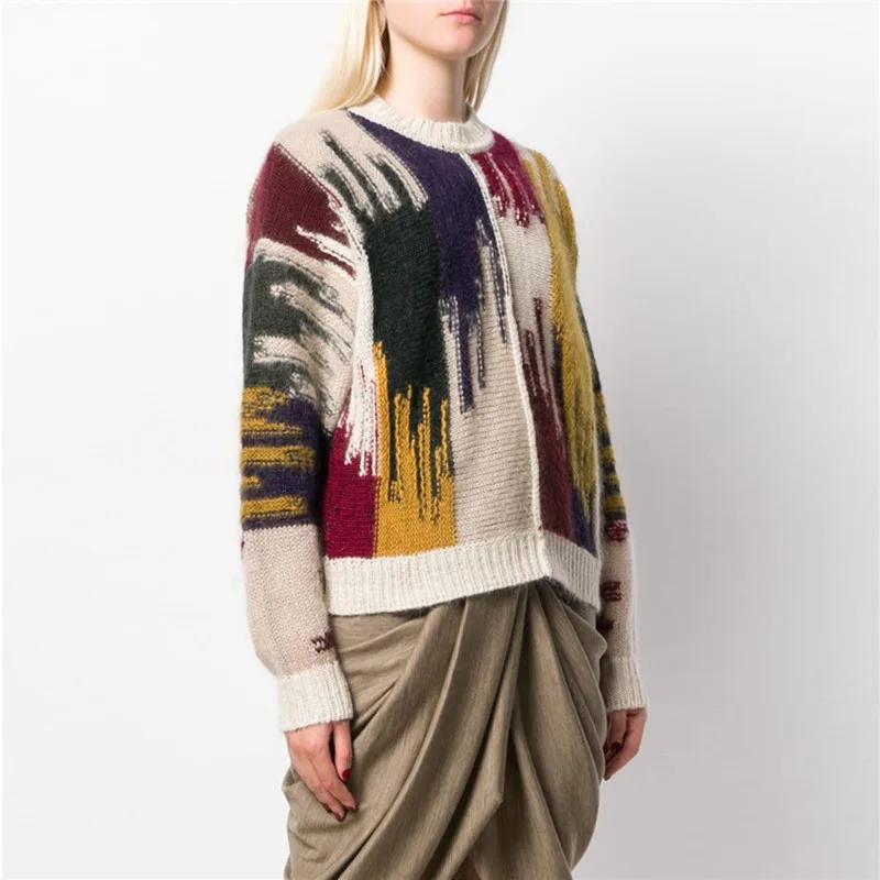 Autumn Winter Women's Christmas Sweater 2020 Fashion Round Neck Striped Knitted Pullover Femme
Autumn Winter Women's Christmas Sweater 2020 Fashion Round Neck Striped Knitted Pullover Femme