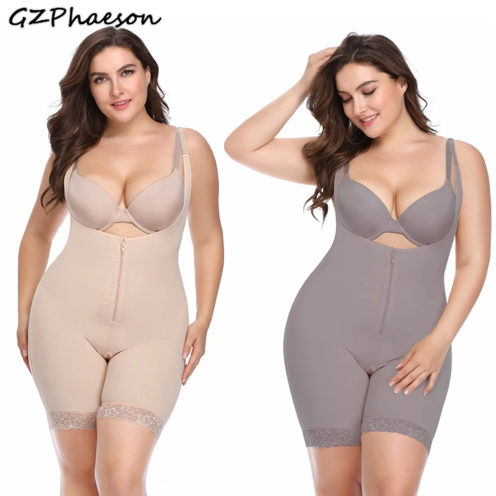 6XL боди формирователь тела для женщин Корректирующее белье похудения ягодичный