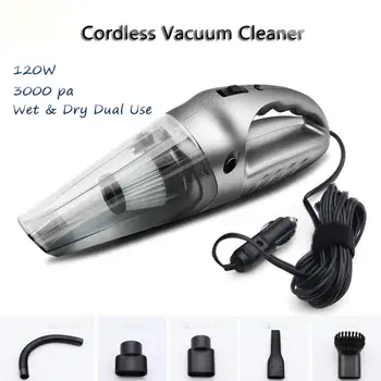120W 12V 3000pa Handheld Vacuum Cleaner High Power Rechargeable Cordless Wet & Dry Automatic Mini Portable for Car Home Use Tool
120W 12V 3000pa Handheld Vacuum Cleaner High Power Rechargeable Cordless Wet & Dry Automatic Mini Portable for Car Home Use Tool