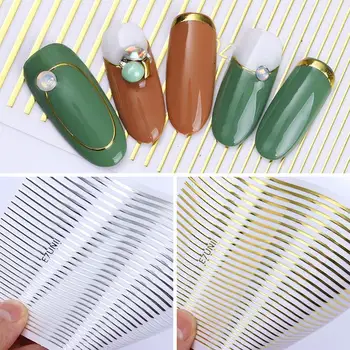1 Sheet Fluorescent Striped Lines 3D Nail Sticker Gradient Adhesive Decal Pattern Sliders Nail Art Accessories Decoration
1 Sheet Fluorescent Striped Lines 3D Nail Sticker Gradient Adhesive Decal Pattern Sliders Nail Art Accessories Decoration