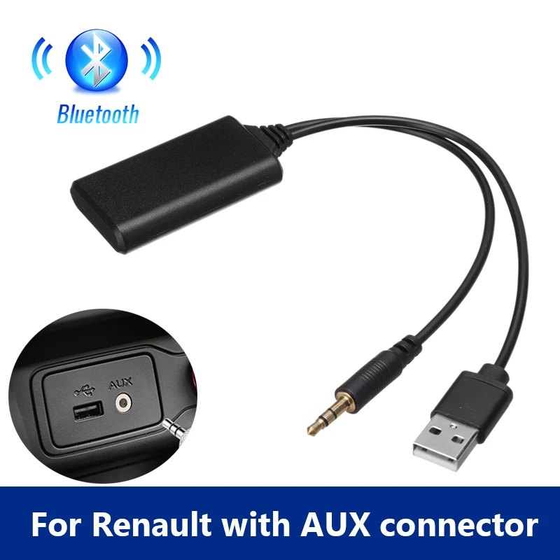 Автомобильный Aux-приемник 4 1 Беспроводной Bluetooth-приемник 3 5 мм Aux стерео разъем