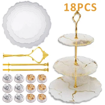3 Tier Cake Stand Silicone Mold Fruit Dish Coaster DIY Resin Casting Tray Tool For Handmade Craft Jewelry Pendant Making Mould
3 Tier Cake Stand Silicone Mold Fruit Dish Coaster DIY Resin Casting Tray Tool For Handmade Craft Jewelry Pendant Making Mould