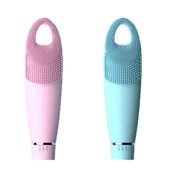 Electric Cleansing And Washing Instrument Silicone Battery Type Ultrasonic Vibration Waterproof Face Brush Cleansing Massager
Electric Cleansing And Washing Instrument Silicone Battery Type Ultrasonic Vibration Waterproof Face Brush Cleansing Massager