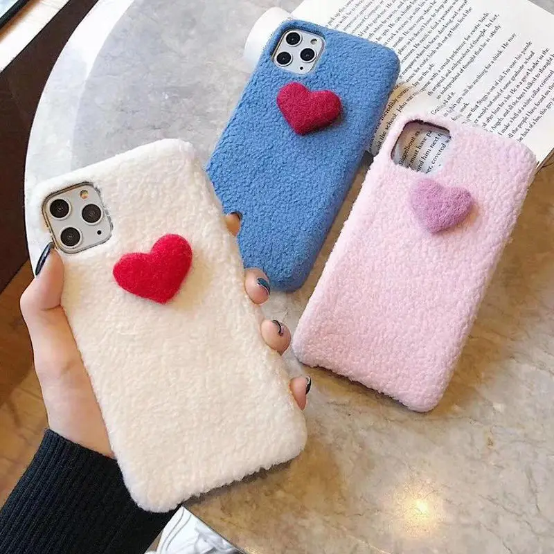 Hairy Love Heart Phone Case For iphone 11 Pro XR X XS Max Soft Cover For iphone11 7 8 6 6s Plus Warm Back Cover Cases
Hairy Love Heart Phone Case For iphone 11 Pro XR X XS Max Soft Cover For iphone11 7 8 6 6s Plus Warm Back Cover Cases