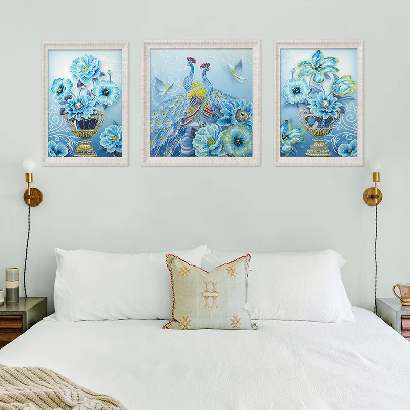3Pcs 5D DIY Peacock Diamond Painting Cross Stitch Full Round Resin Diamond Embroidery Animal Picture of Rhinestones Handcraft
3Pcs 5D DIY Peacock Diamond Painting Cross Stitch Full Round Resin Diamond Embroidery Animal Picture of Rhinestones Handcraft