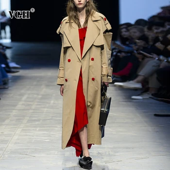 VGH Hollow Out Trench Coat For Women Notched Long Sleeve Patchwork Straight Female Windbreaker 2020 Autumn Fashion New Clothes
VGH Hollow Out Trench Coat For Women Notched Long Sleeve Patchwork Straight Female Windbreaker 2020 Autumn Fashion New Clothes