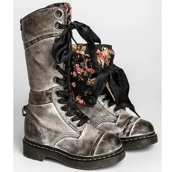 New Mid-Calf Boots Autumn Winter Non-slip Flat Shoes Vintage Sexy Steampunk Leather Retro Buckle Ladies Snow Boots Lace-up
New Mid-Calf Boots Autumn Winter Non-slip Flat Shoes Vintage Sexy Steampunk Leather Retro Buckle Ladies Snow Boots Lace-up