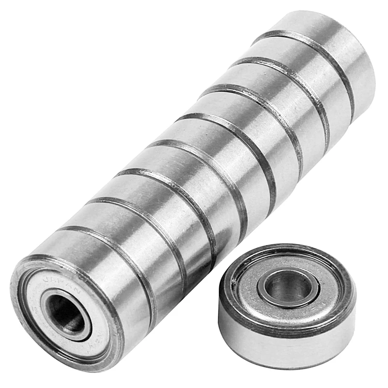 10pcs Miniature Sealed Metal Shielded Metric Radial Ball Bearing Model: 604 ZZ 4x12x4MM
10pcs Miniature Sealed Metal Shielded Metric Radial Ball Bearing Model: 604 ZZ 4x12x4MM