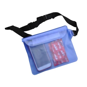Dirtproof Waterproof Sandproof PVC Lightweight Large Volume Waist Bag Pouches for Swimming Beach Fishing
Dirtproof Waterproof Sandproof PVC Lightweight Large Volume Waist Bag Pouches for Swimming Beach Fishing