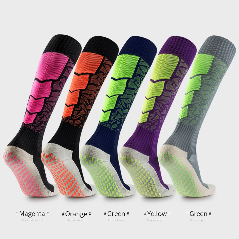 

2019 Wholesales Knitwear Soccer Socks Stockings For Men Women Sportswear Anti-slip Breathable Leggings Fitness Football Socks