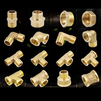 Brass Water Pipe Plumbing Fittings 1/2" 3/4" BSP Female Male Thread Tee Reducing Copper Elbow Butt joint Adapter Adapter Couple
Brass Water Pipe Plumbing Fittings 1/2" 3/4" BSP Female Male Thread Tee Reducing Copper Elbow Butt joint Adapter Adapter Couple
