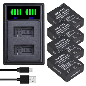 Batmax AHDBT-301 AHDBT-302 for Gopro Battery +New LED Dual USB Charger for Gopro Hero 3/3 Hero3 Hero3 Camera Hero3 Go Pro
Batmax AHDBT-301 AHDBT-302 for Gopro Battery +New LED Dual USB Charger for Gopro Hero 3/3 Hero3 Hero3 Camera Hero3 Go Pro