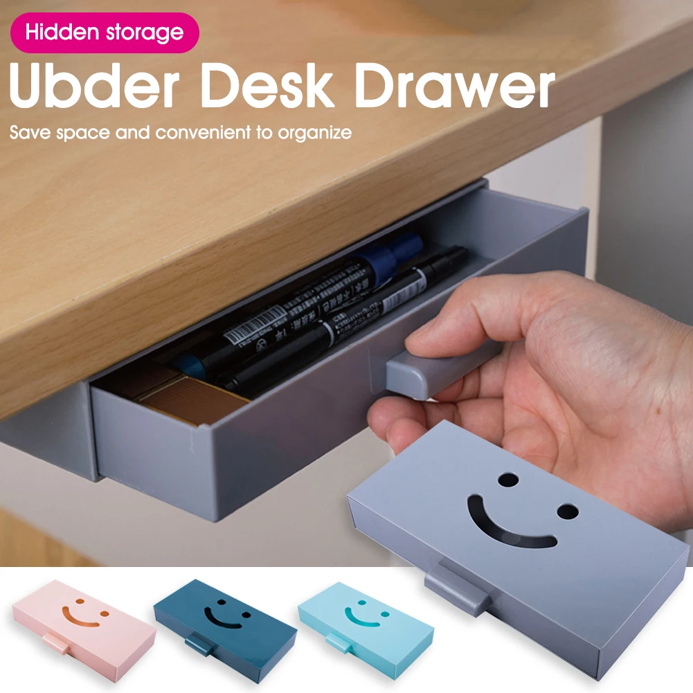 Under Desk Storage Drawer Self-Adhesive Hidden Storage Desk Organizer For Home, Office, School
Under Desk Storage Drawer Self-Adhesive Hidden Storage Desk Organizer For Home, Office, School