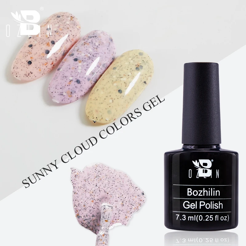 BOZLIN 7.3 ML UV Nail Gel Polish Lacquers 8 Colors Bright Sunny Cloud Color Gel Varnish Long Lasting Nail Art Tools Top Base Gel
BOZLIN 7.3 ML UV Nail Gel Polish Lacquers 8 Colors Bright Sunny Cloud Color Gel Varnish Long Lasting Nail Art Tools Top Base Gel