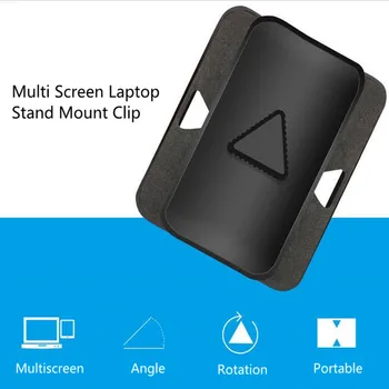 Dual/ Triple Monitor Clip Stand Laptop Mount Clip Tablet Phone Connects Bracket Holder for IPad Multi Screen Support All Display
Dual/ Triple Monitor Clip Stand Laptop Mount Clip Tablet Phone Connects Bracket Holder for IPad Multi Screen Support All Display