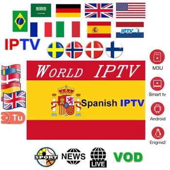 Europe IPTV Spain Arabic IPTV 1 Year android tv box Support Android M3U MAG IOS TV box No Include APP
Europe IPTV Spain Arabic IPTV 1 Year android tv box Support Android M3U MAG IOS TV box No Include APP