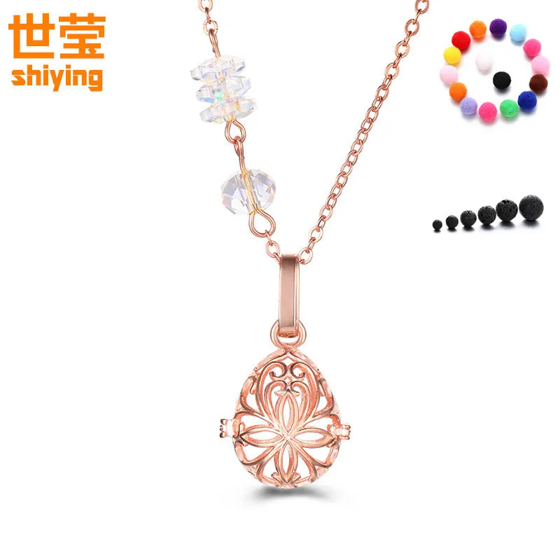 Shi Ying Small Snowflake Crystal Pendant Hollow out "Perfume Essential Oil Diffuser Small Water Droplets Necklace Accessories
Shi Ying Small Snowflake Crystal Pendant Hollow out "Perfume Essential Oil Diffuser Small Water Droplets Necklace Accessories